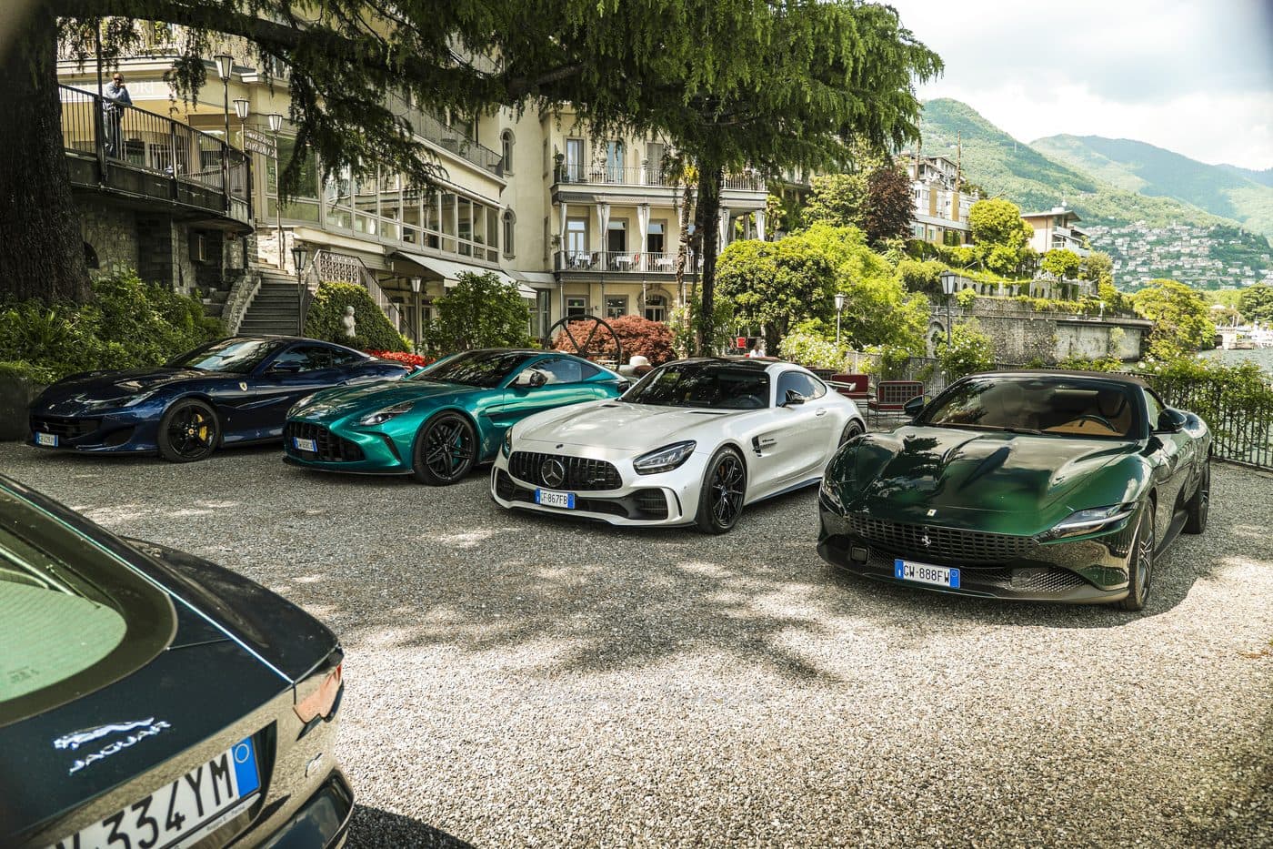 Supercar on Lake Como
