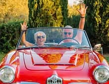 Tour in Auto d'Epoca in Val d'Orcia con Pranzo