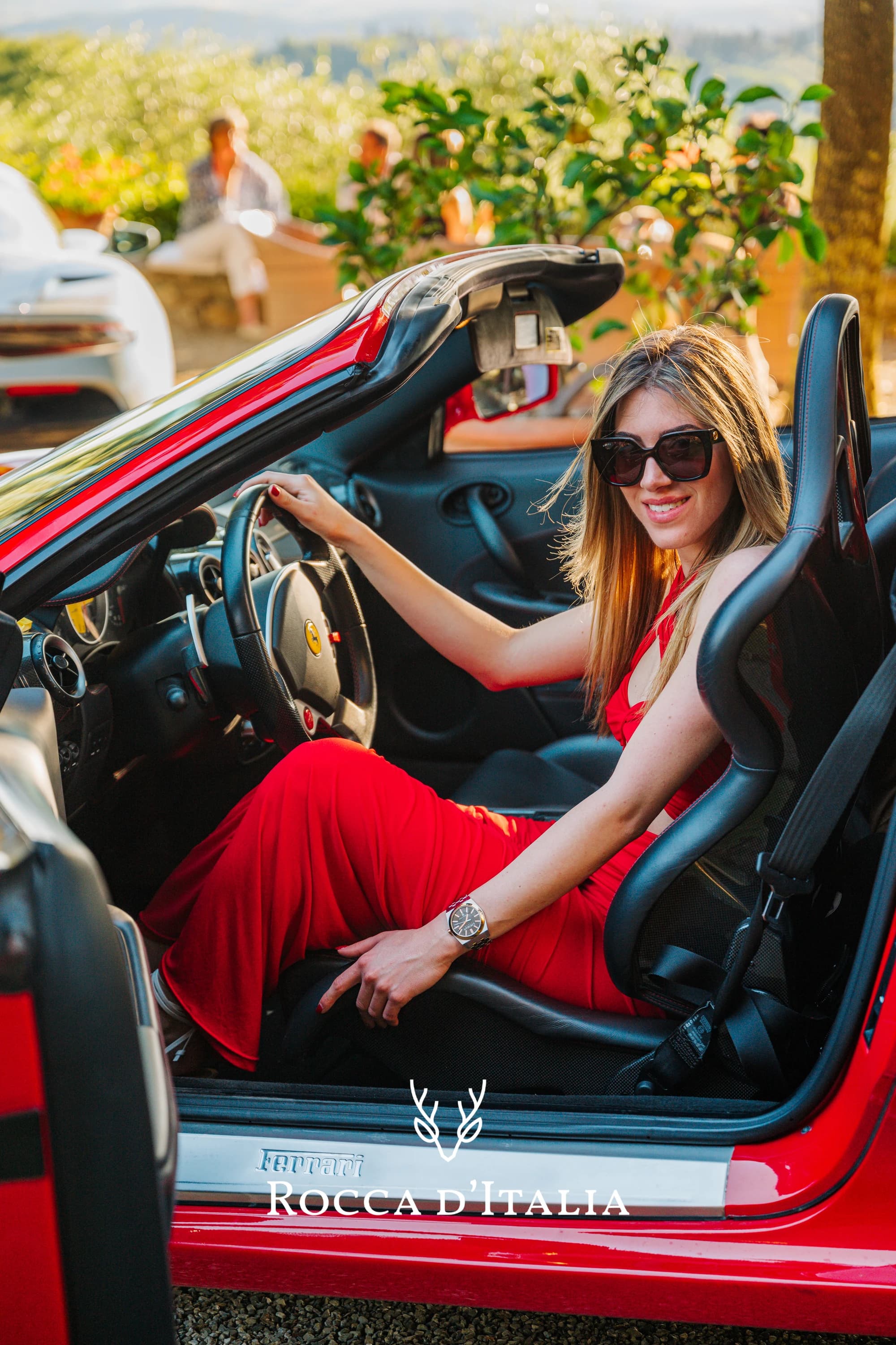 Supercar Experience in Siena and Val d'Orcia with Lunch