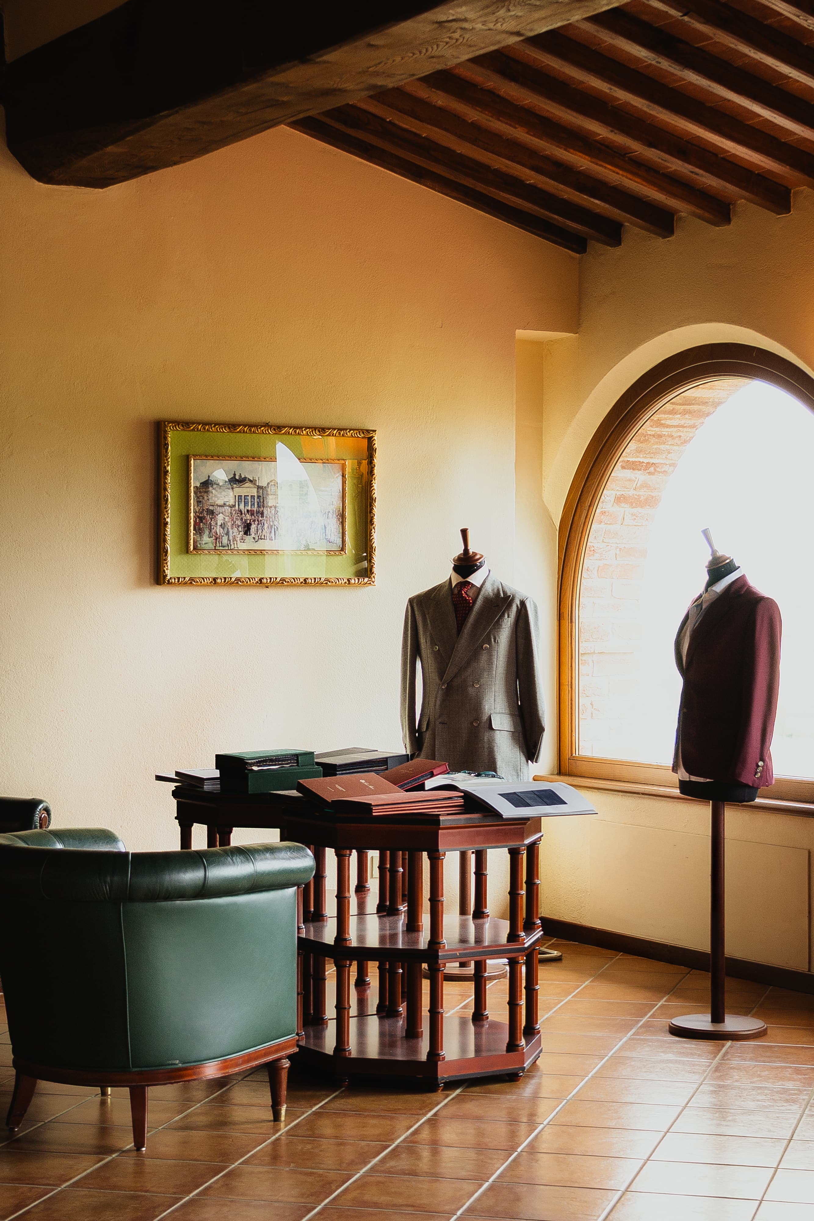 Showroom sartoria MARK/GIUSTI al Giardino dell'Eden