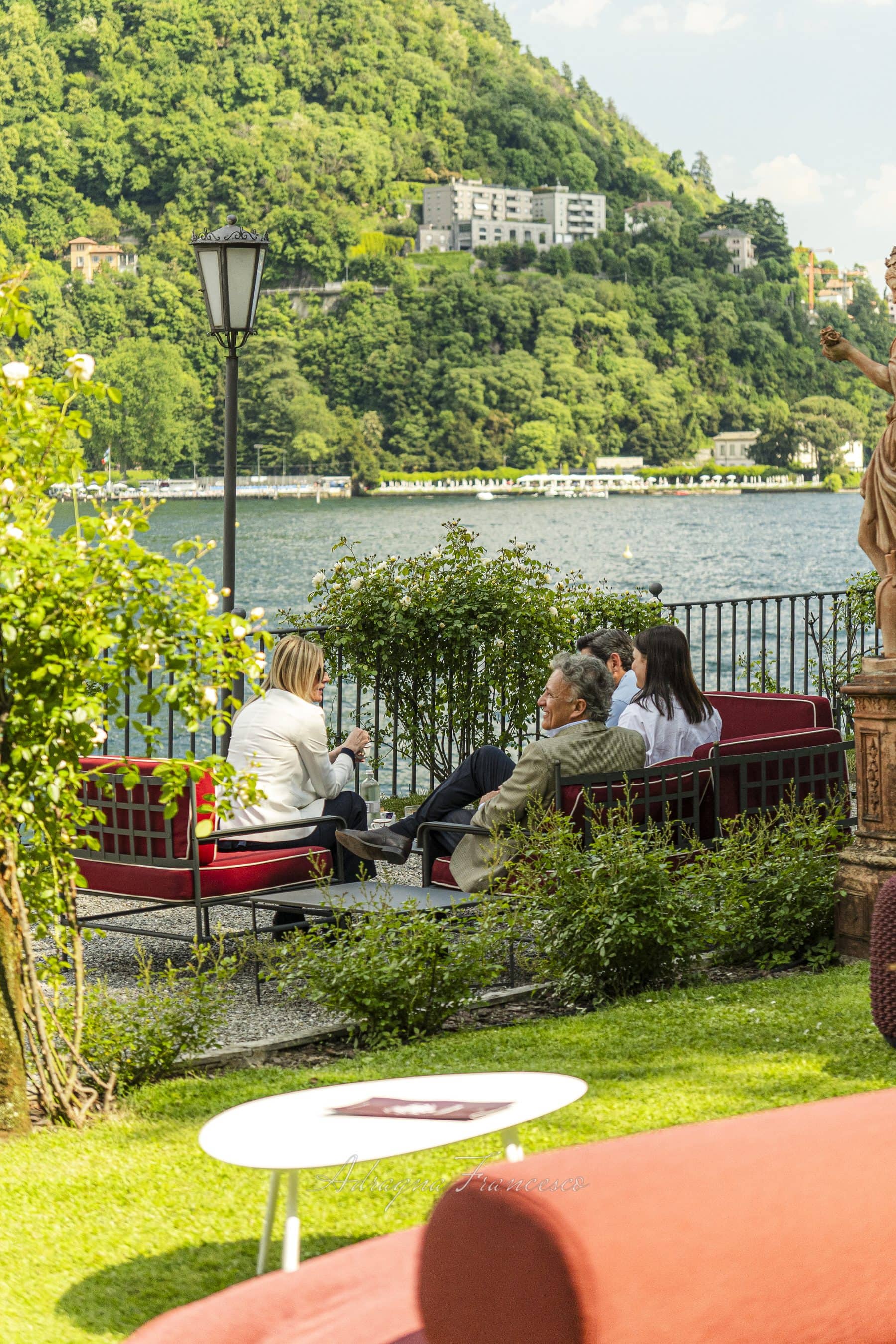 Villa d'Este in Cernobbio seen from the lake